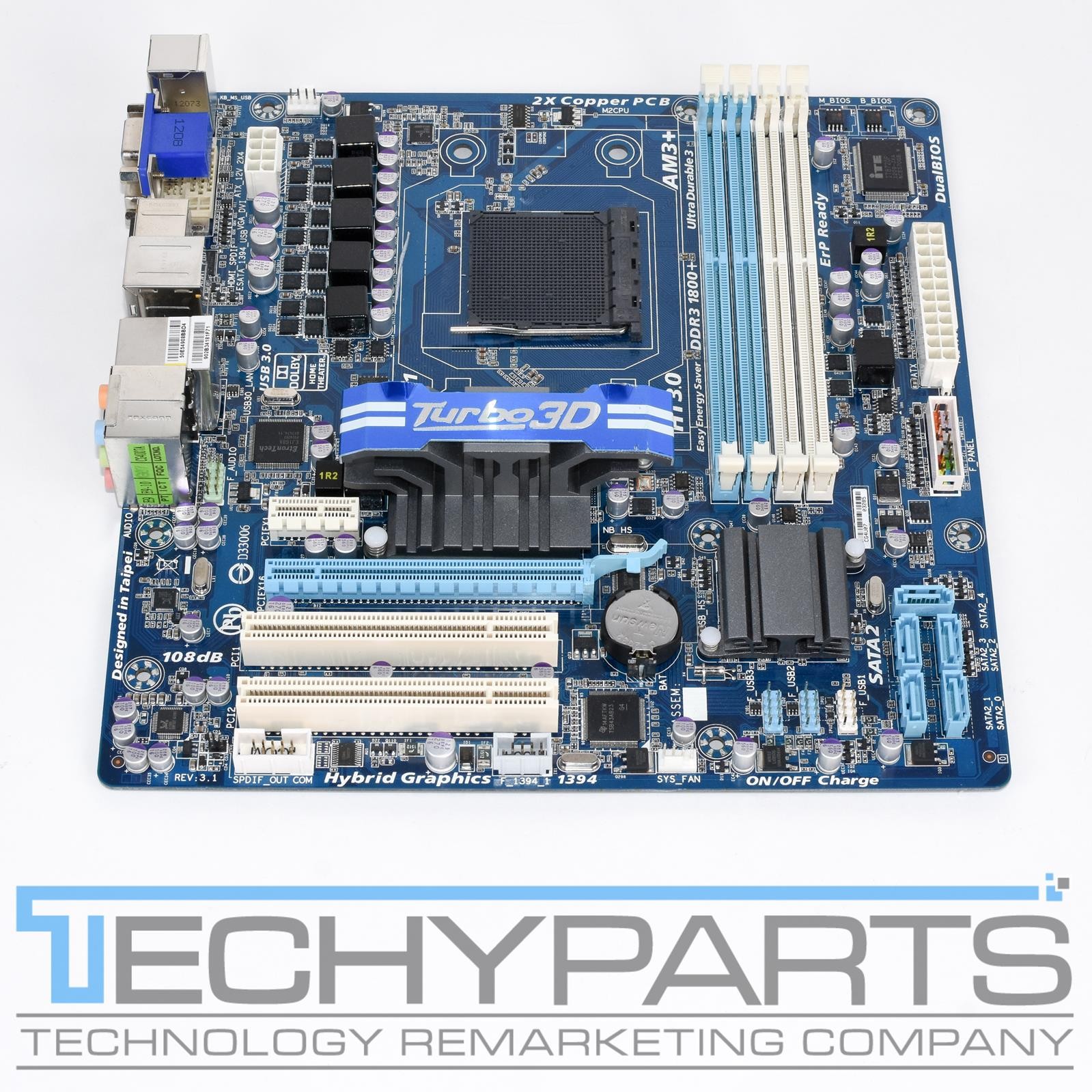 GIGABYTE GA-880GM-USB3 AMD AM3+ DDR3 Micro ATX Motherboard